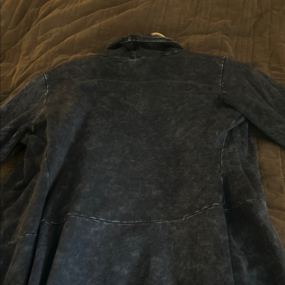 Blue Open Front Cardigan Set - Picture 3 of 7